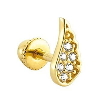 Altın Piercing – Melek Kanadı