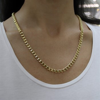 Altın Zincir Kolye – Eternity