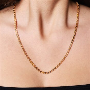 Altın Zincir Kolye – Pullu