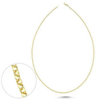 Altın Zincir Kolye – Rolo