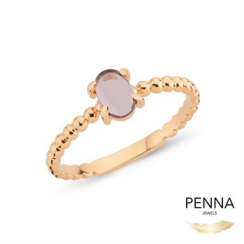 Ametist Alice Yüzük – Oval