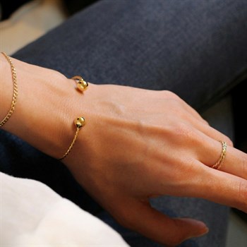 Burgu Kelepçe Altın Bilezik