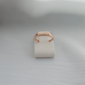 Dikdörtgen Şovalye Altın Yüzük