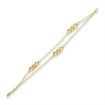 Gourmet Altın Zincir Bilezik – Trio