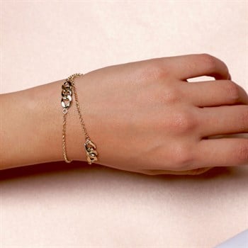 Gourmet Altın Zincir Bilezik – Trio