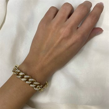 Gourmet Bilezik – Bold Full Taşlı – 11.5 mm