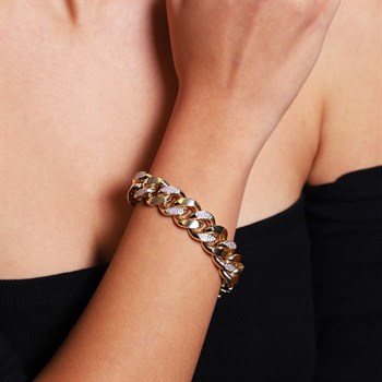 Gourmet Bold Bilezik – Taşlı – 15 mm