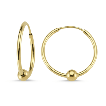 Halka Toplu Altın Küpe – Pila