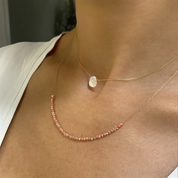 Mila Kolye – Mercan Taşlı