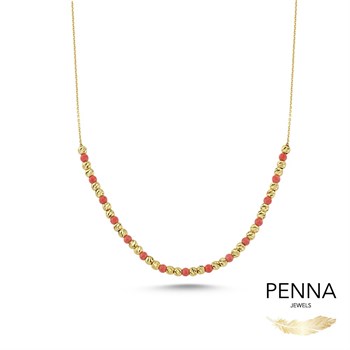 Mila Kolye – Mercan Taşlı