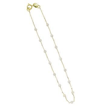 Mini Beyaz Yeşim Bileklik