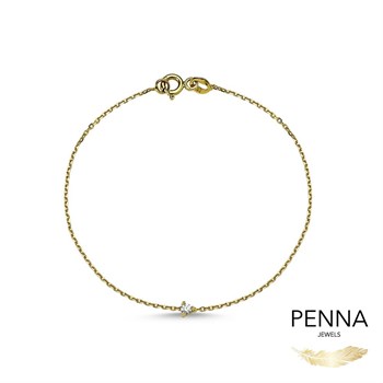 Mini Tek Taşlı Bileklik