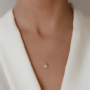 Mini Uğur Böceği Altın Kolye – Ladybird