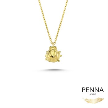 Mini Uğur Böceği Altın Kolye – Ladybird