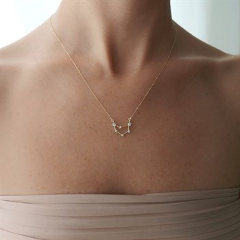 Oğlak Burcu Zodiac Altın Kolye