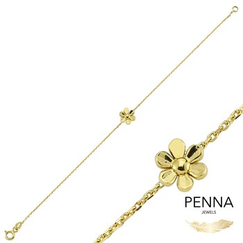 Papatya Altın Bileklik