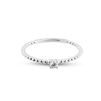 Pırlantalı Altın Yüzük – Elsa 0.07 ct