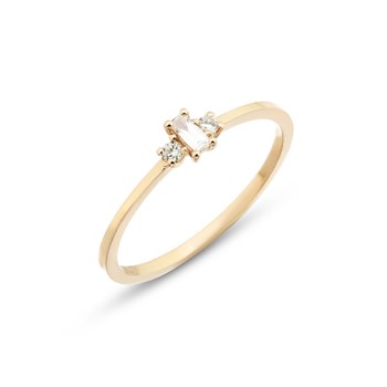 Pırlantalı Altın Yüzük – Sienna