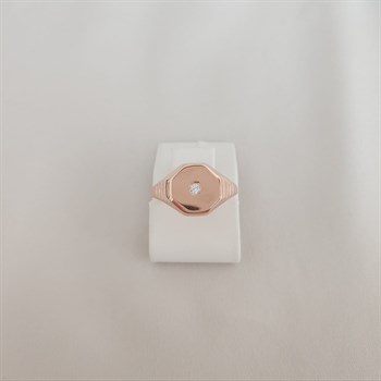 Altıgen Şovalye Altın Yüzük