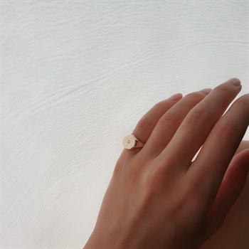 Altıgen Şovalye Altın Yüzük