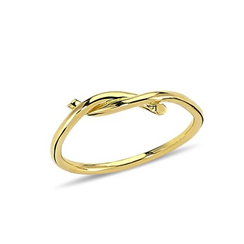 Sonsuz Aşk Düğüm Altın Yüzük