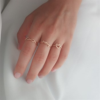 Sonsuzluk Düğümü Altın Yüzük