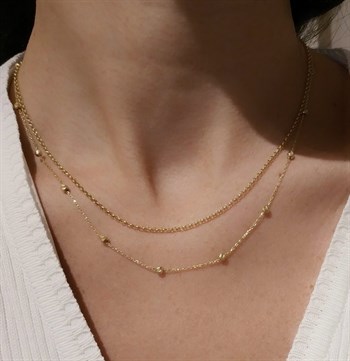 Toplu Altın Kolye – Mila