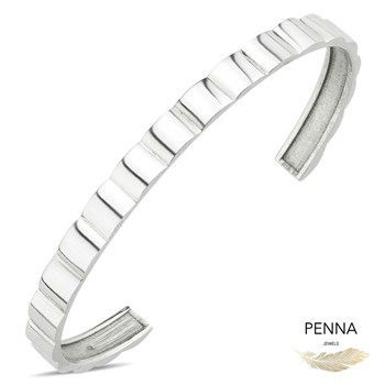 Wave Kelepçe Altın Bilezik