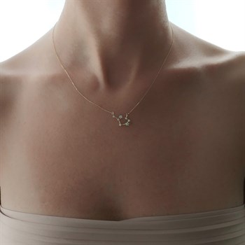 Yay Burcu Zodiac Altın Kolye