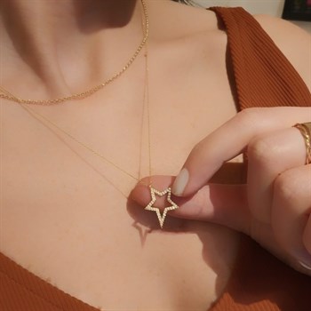 Yıldız Altın Kolye