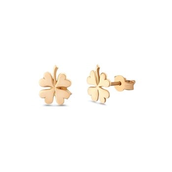 Yonca Altın Küpe – Shamrock