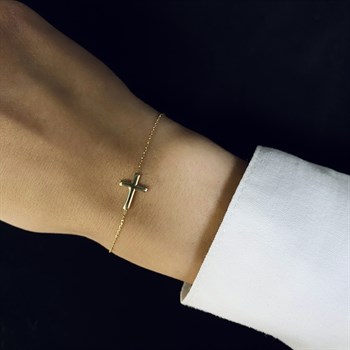 Cross Altın Bileklik 