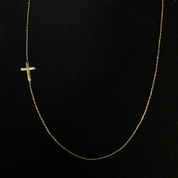 Cross Altın Kolye - Haç