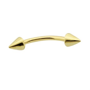 Kaş / Rook PiercingKaş / Rook Altın Piercing - Rock
