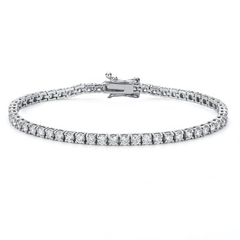 Pırlanta Suyolu Bileklik - Tennis - 5.30 ct