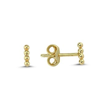 KüpeMini Top Sıralı Altın Küpe - Rod  Penna Jewels
