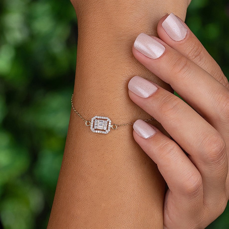 14 Ayar Altın Baget Set