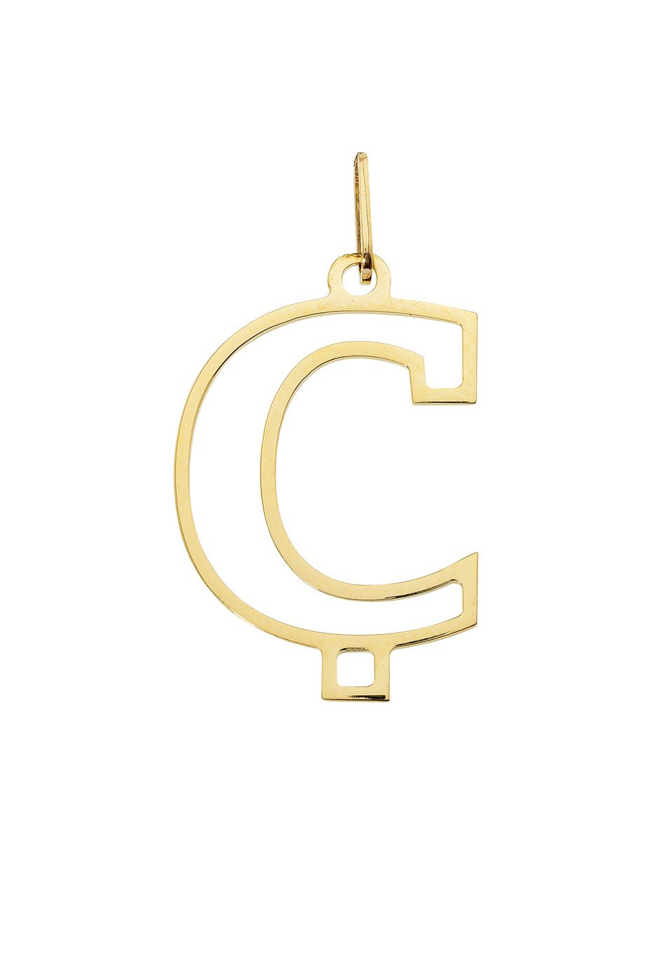 14 AYAR ALTIN Ç HARFİ KADIN KOLYE UCU