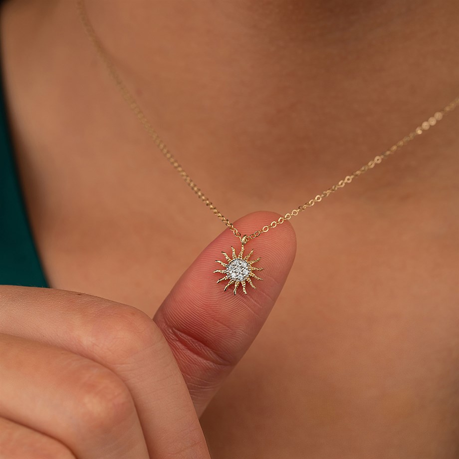 14 Ayar Altın Güneş Set