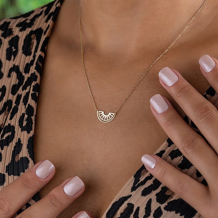 Işıl 14 Ayar Altın Kadın Kolye