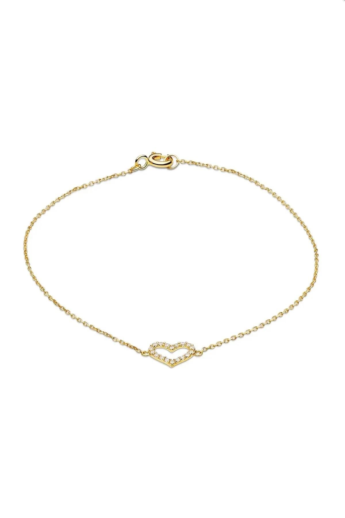 14 AYAR ALTIN KALP BİLEKLİK