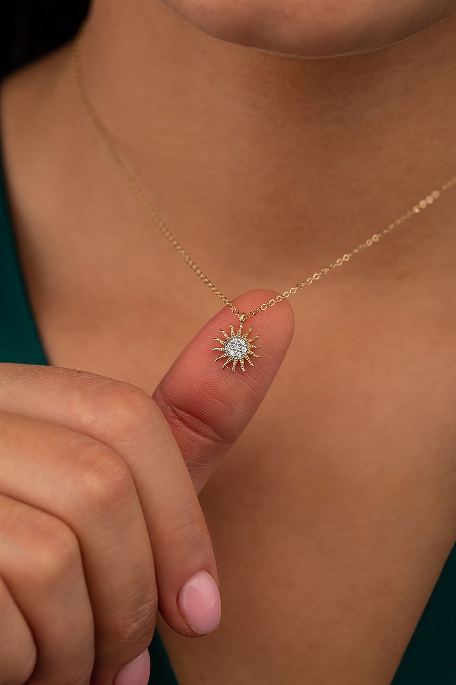 14 Ayar Altın Güneş Set