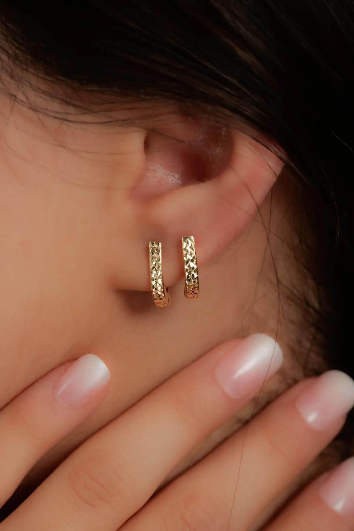 Kalemli Kadın Küpe