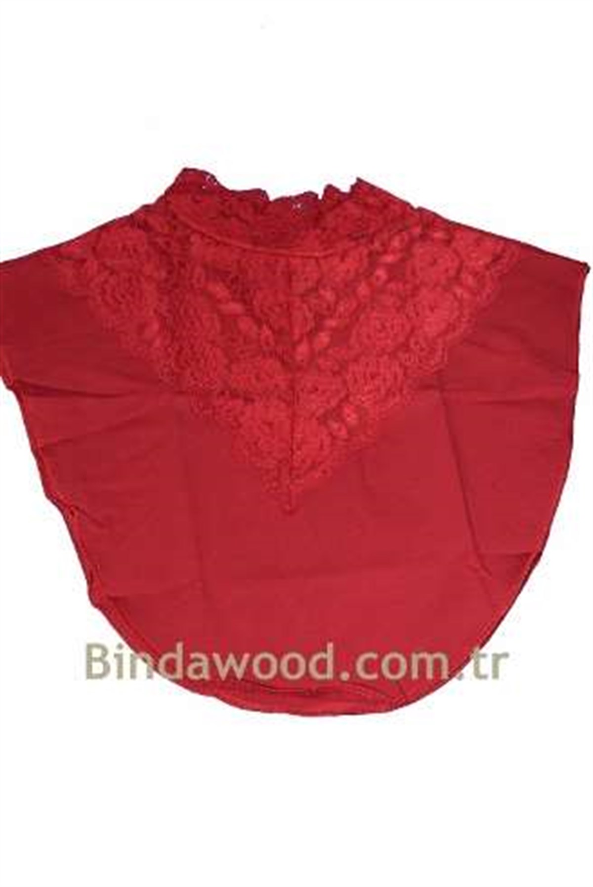 Bordo Dantelli Boyunluk