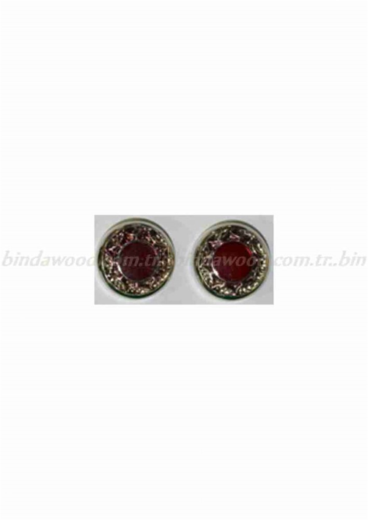 Bordo Taşlı Eşarp Mıknatısı