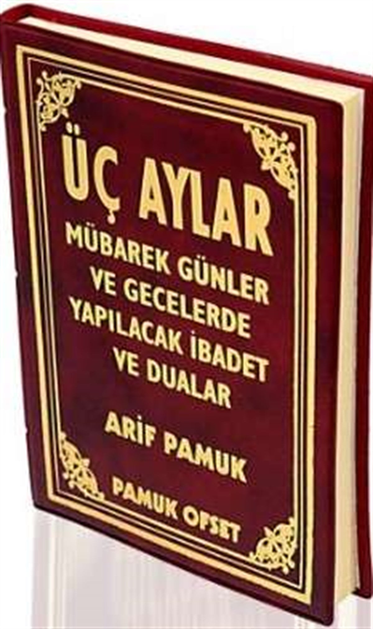 Cep Boy Plastik Kapak Üç Aylar ve Mübarek Gün ve Geceler Üç Aylar 005
