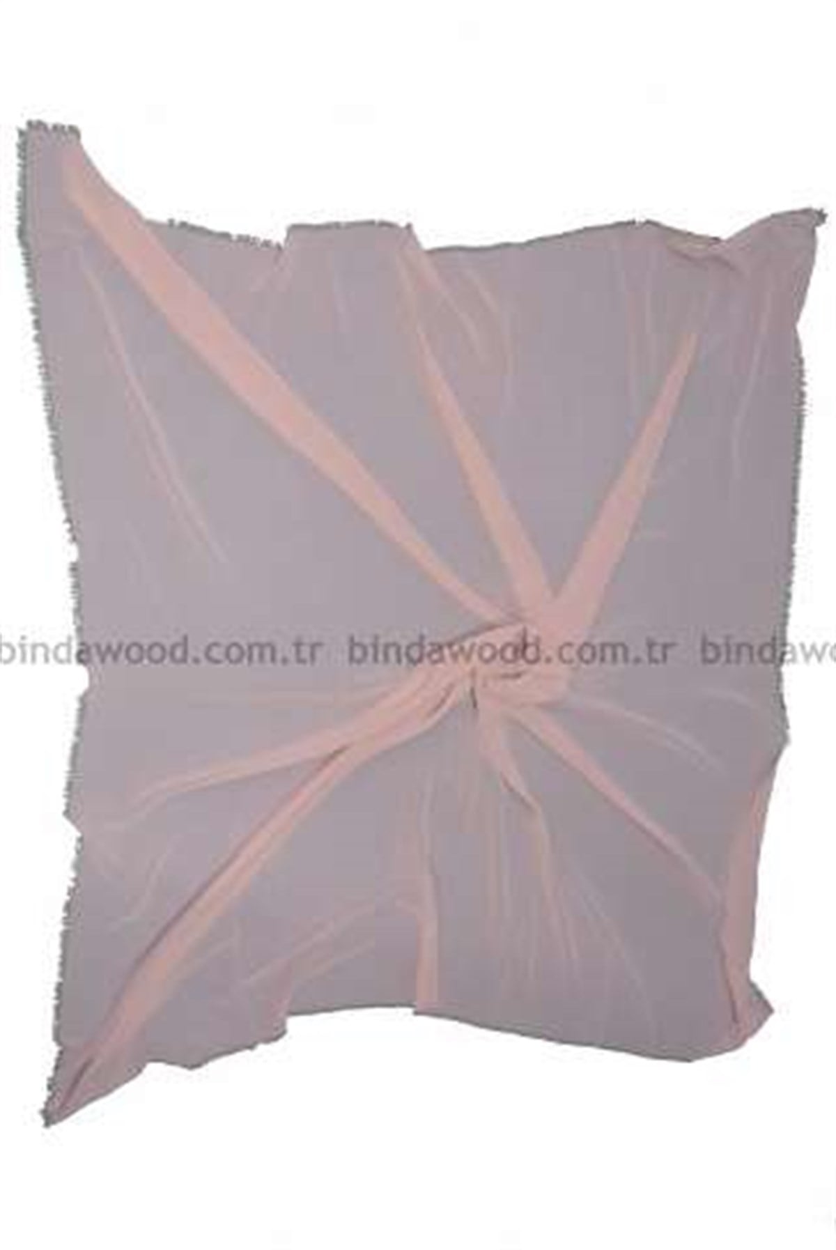 Şifon Krep Eşarp Açık Pembe