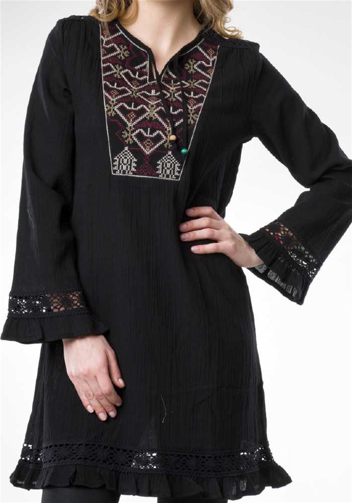 Eyfel Siyah Tunik