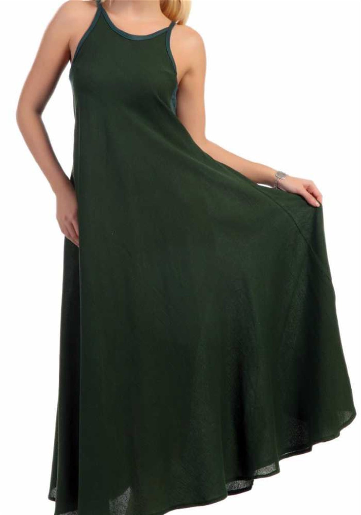 İnce Askılı Elbise