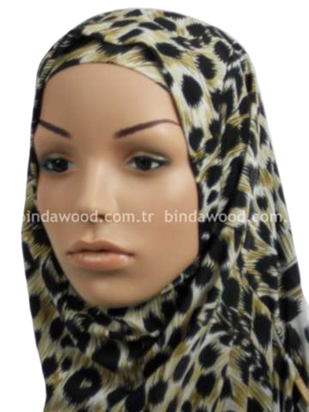 Kaplan Desenli Pratik Eşarp